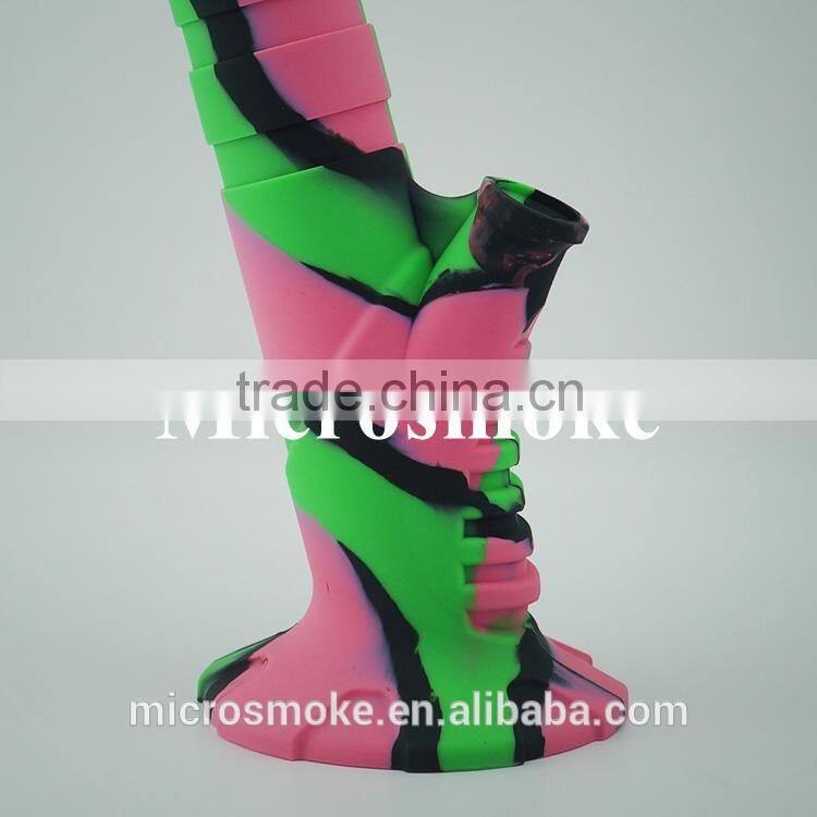 Different colors silicone cover glass hookah smoking accessories Silicone waterpipes glass cover for smoking wholesale in stock