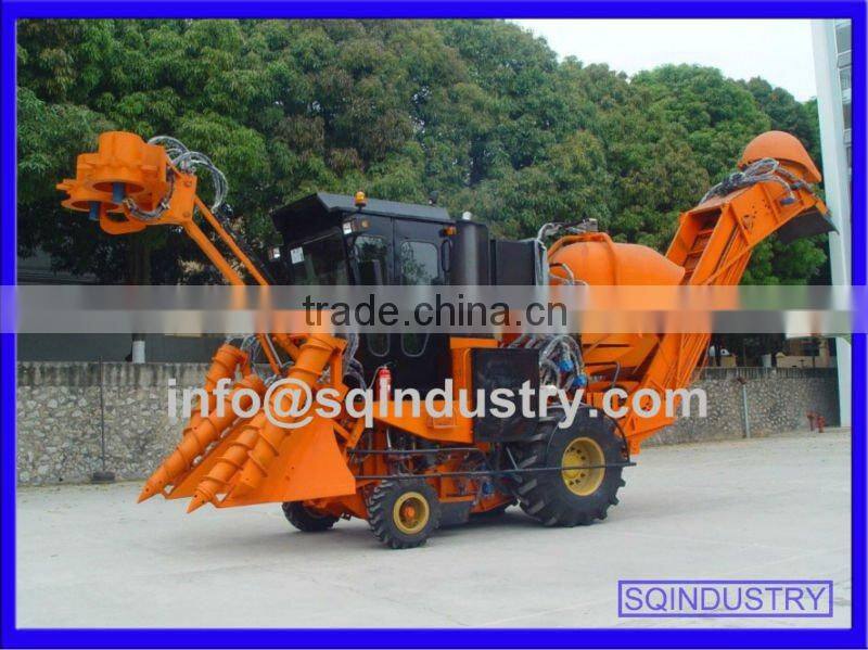 194kw/260hp high power 30t/h productivity sugarcane reaper