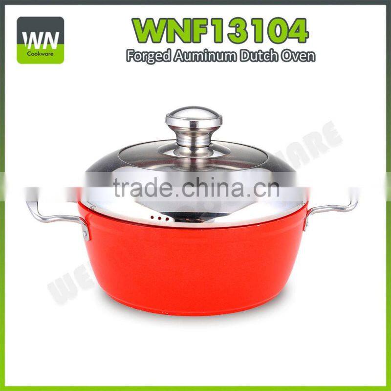 Hard anodized Aluminium camping nonstick cookware