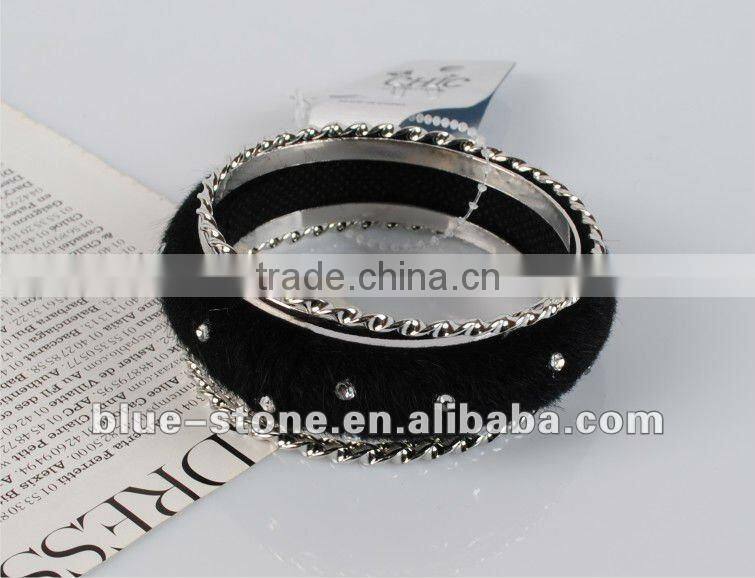 2013 hot selling fashion jewelry iron bracelet set