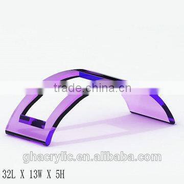 Classic Excellent Acrylic Single Wine Bottle Display Rack