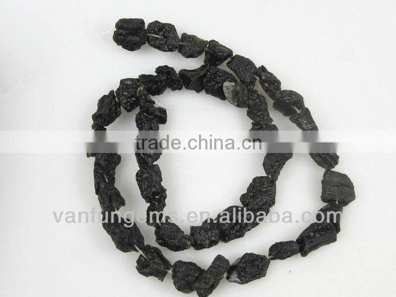 Gemstone beads Tekite nugget for jewelry