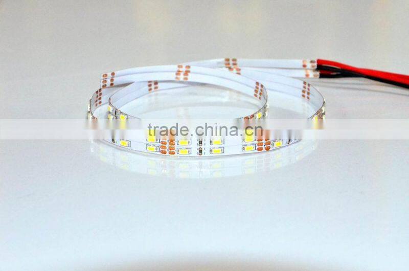 Edgelight SMD3014 LED strip , white color led flexible strip light ,UL ce rohs dc12v led strip