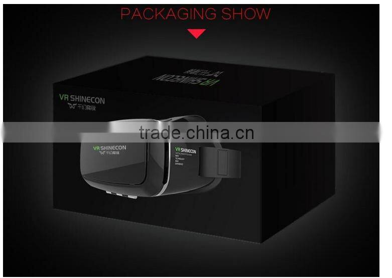 OEM Original Shinecon Virtual Reality 3D Movies Games Viewing Headset Glasses high tech vr shinecon 3d virtual reality helmet