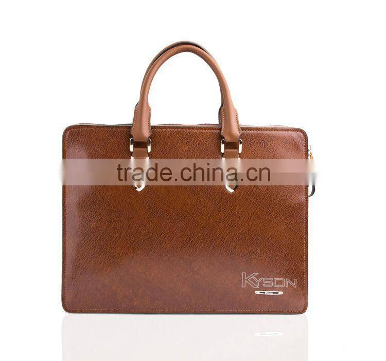 Famous brand fashion handmade genuine leather handbag