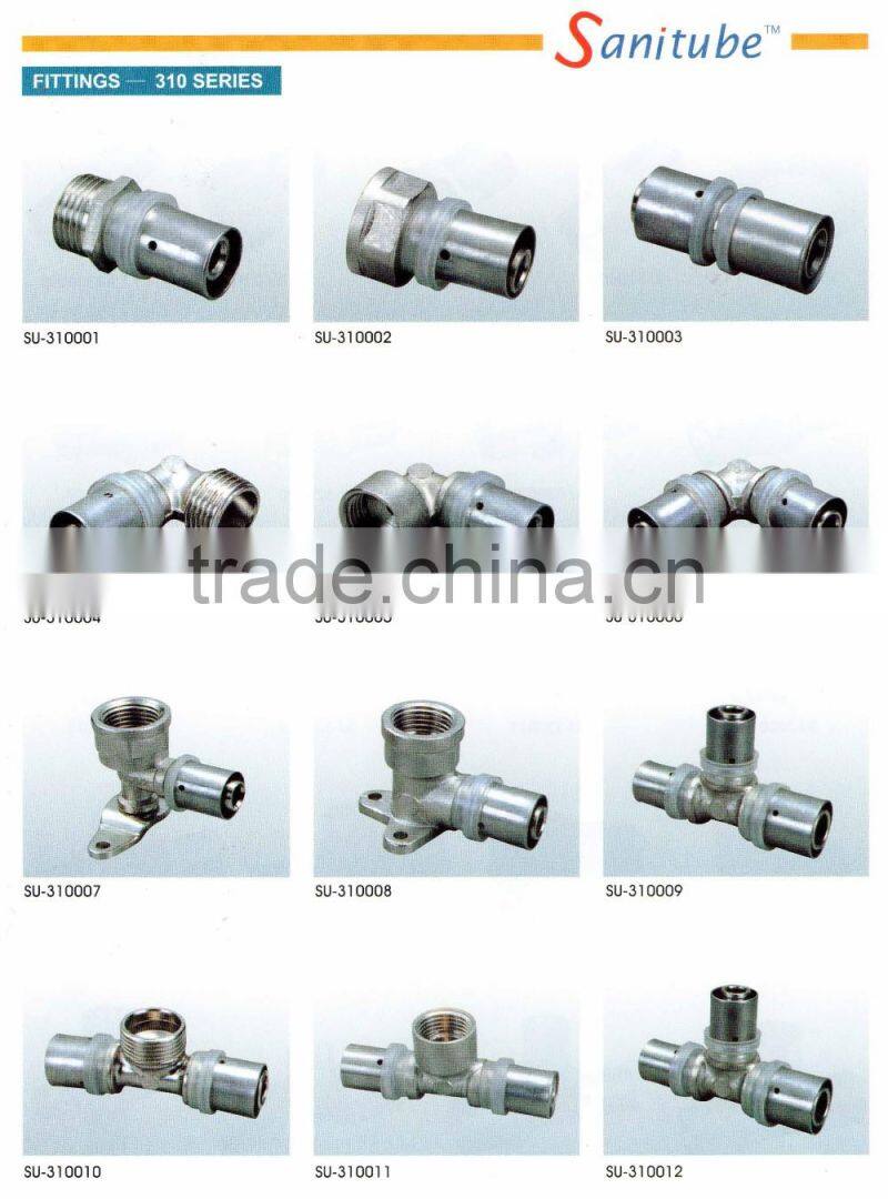 Good quality Brass press fitting PRESS for PEX pipe