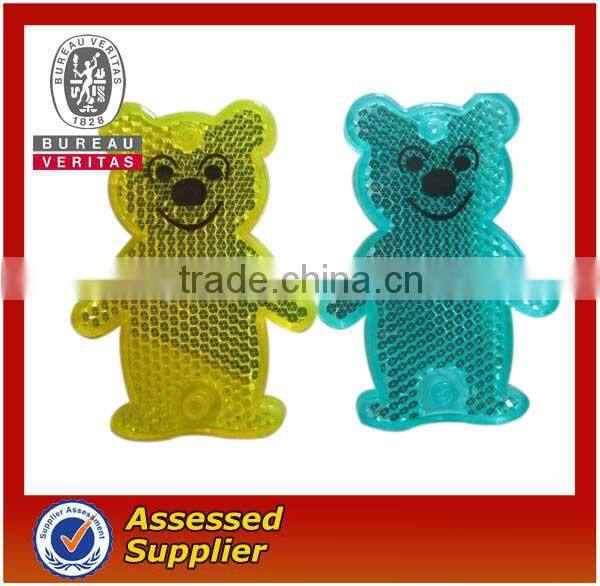 cheap promotion bear reflector keychain