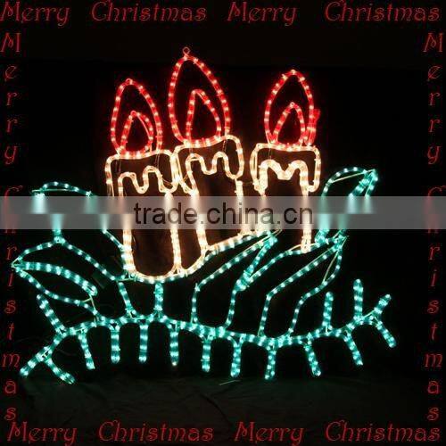 Commercial competitive price led christmas star rope light motif