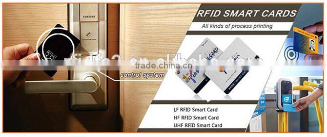 PVC Smart Card 5542 Chip Writable Card Contact Plastic PVC RFID Card