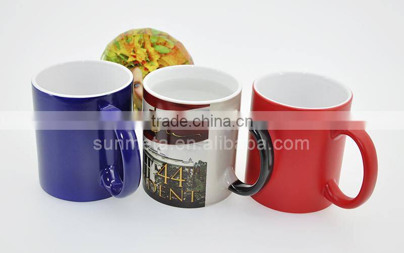 sublimation coated mug on sale. manufacturer for colour change magic mug