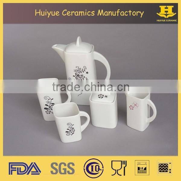 ceramic teapot, ceramic teapot square shape, customized teapot