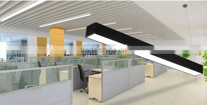 led linear pendant light/commercial led square pendant panel light /Linear suspended LED light 4000ml