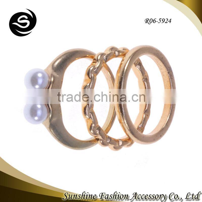 2015 fashion white paint wholesale black funny ring design animal head ring