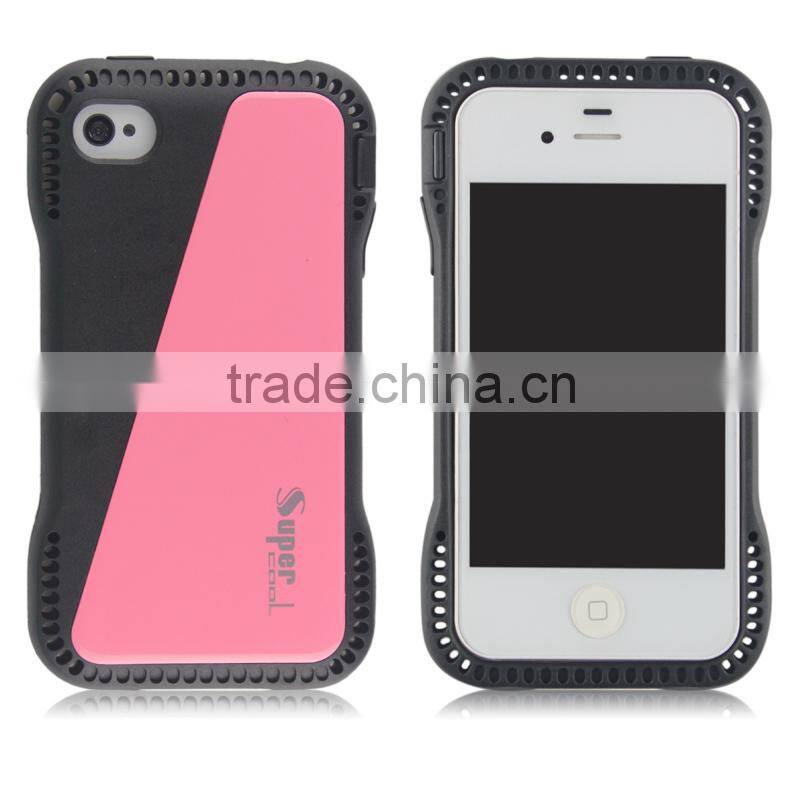 Brandnew sublimation defender cool case for iPhone 4 4S mobile bag