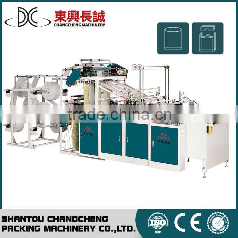 Factory direct six lines shopping plastic carry bag making machine price