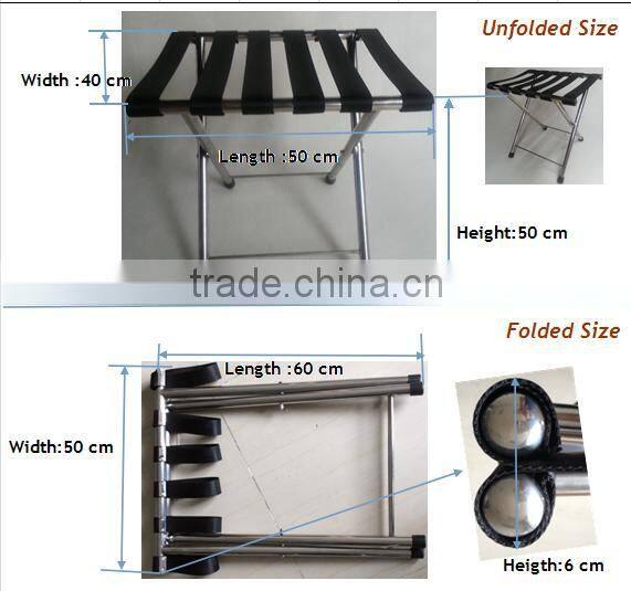 GZ MAX X-3 Square Tube Foldable Steel Luggage Racks