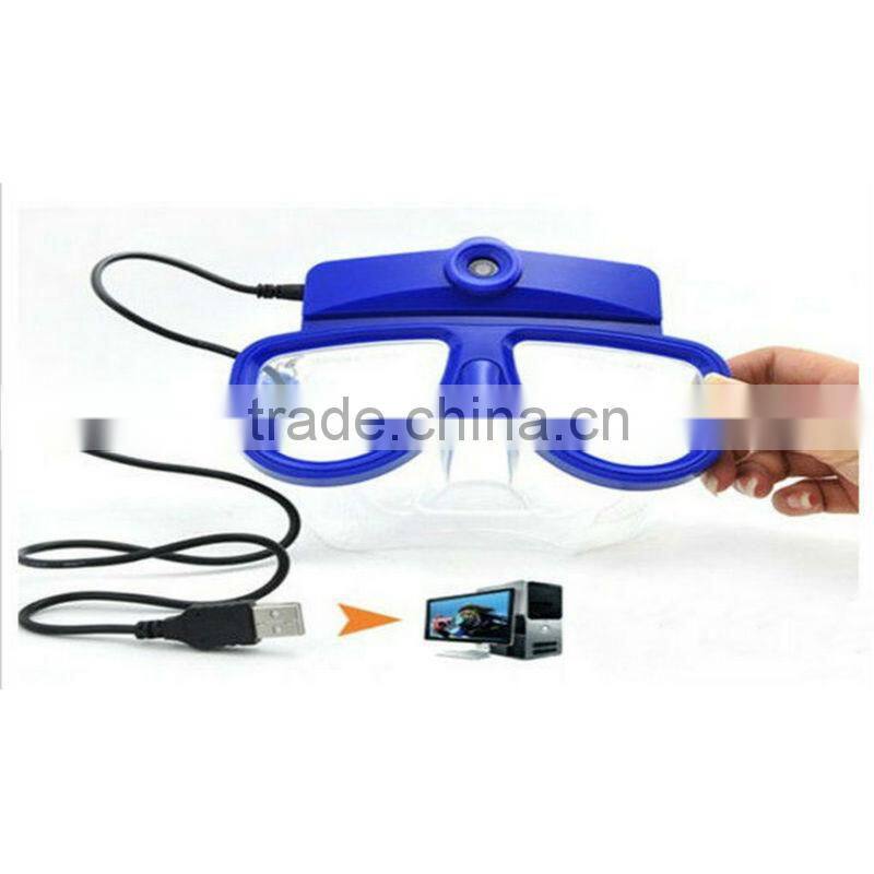Free vedio 720P CMOS china supplier Underwater diving mask camera