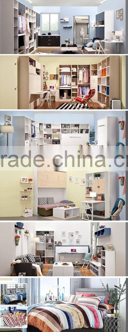 Vertical Single Folding Wall Bed Murphy Loft Bed Mechanism