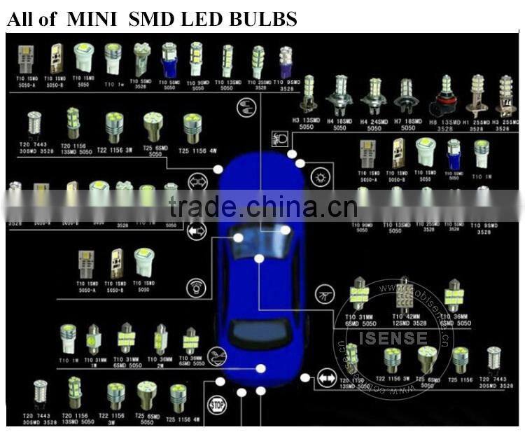 4smd 12smd 28smd 38smd led T10 popular in brazil