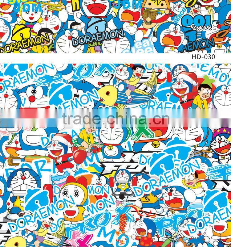 HD-035 CARLIKE Air Free MashiMaro Decorative Vinyl Bomb Sticker For Car Wrapping