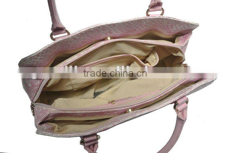 New Fashion! Lady Snake-Grain PU Handbag 2012!Hot Selling!