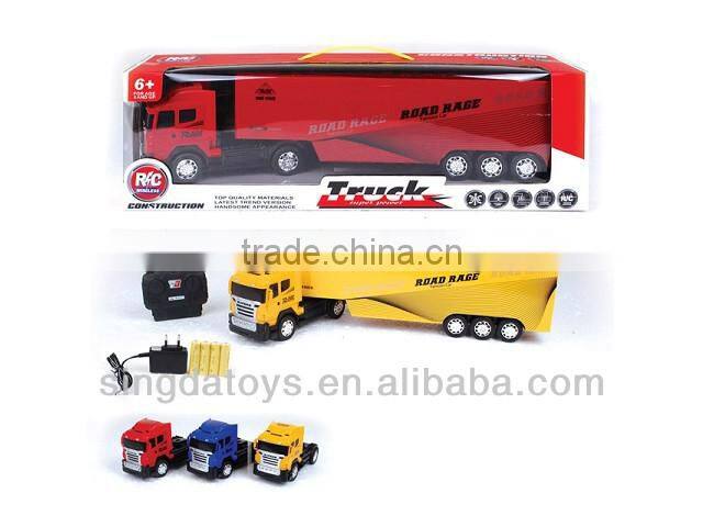 New arrive ! 4 Channel with light and recharge battery rc container truck