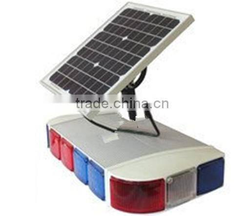 High Light LED Solar Yellow Flashing Light