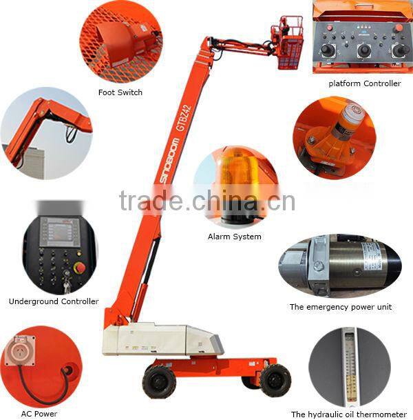 38M hydraulic telescoping manlift from SINOBOOM