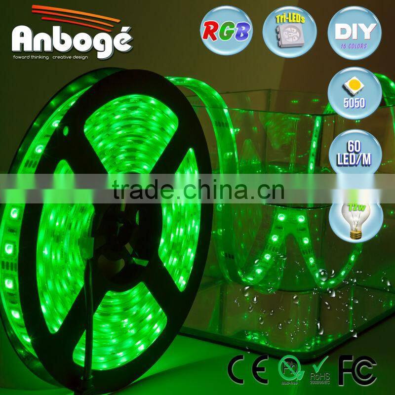 NEW PRODUCT 12V 5050 RGB 60 LED/M IP68 FULL WATERPROOF LED STRIP LIGHT