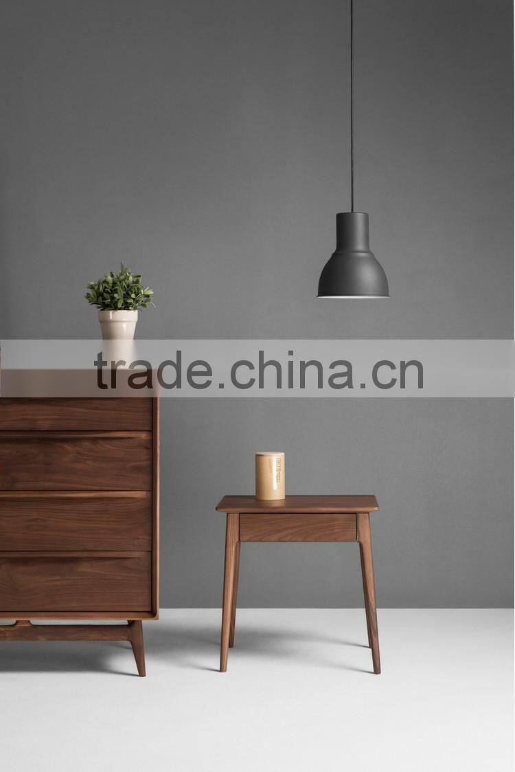 Modern design bedside wooden night stand simple side table