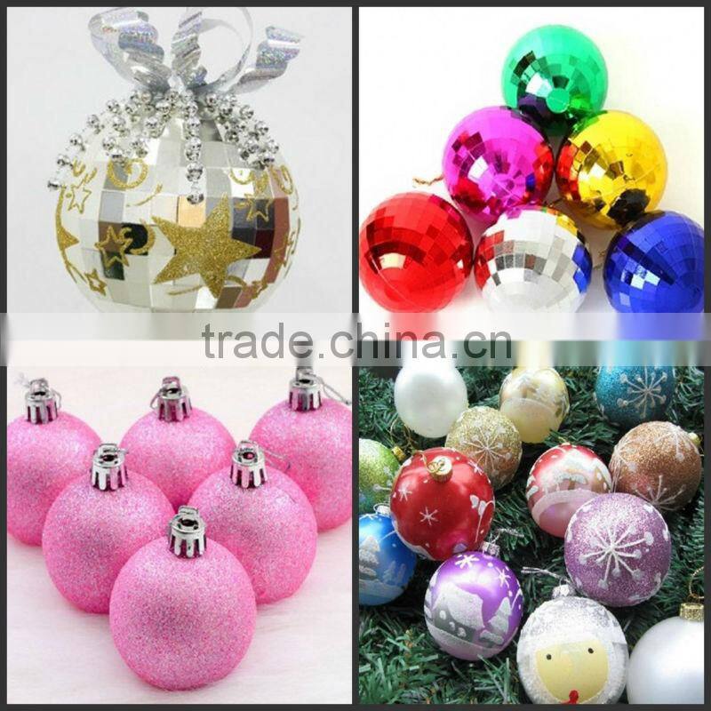 high quality shiny silver christmas ball big christmas hanging balls