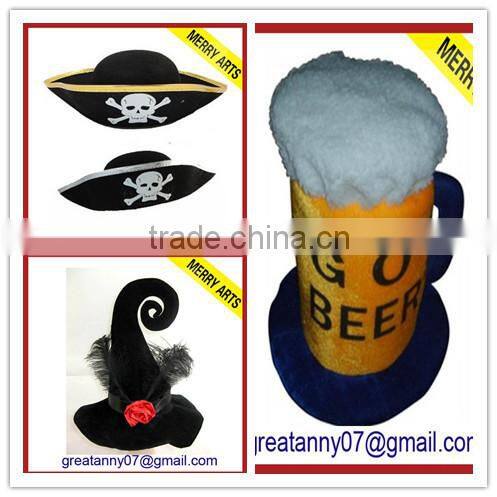 2014 new hot gifts halloween party hat halloween fascinator hat