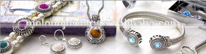 2015 Hot Fashion Detachable DIY Snap Button Jewelry Red Crystal Czech Snap on Jewelry