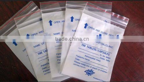 Reaealable biodegradable zip lock bag