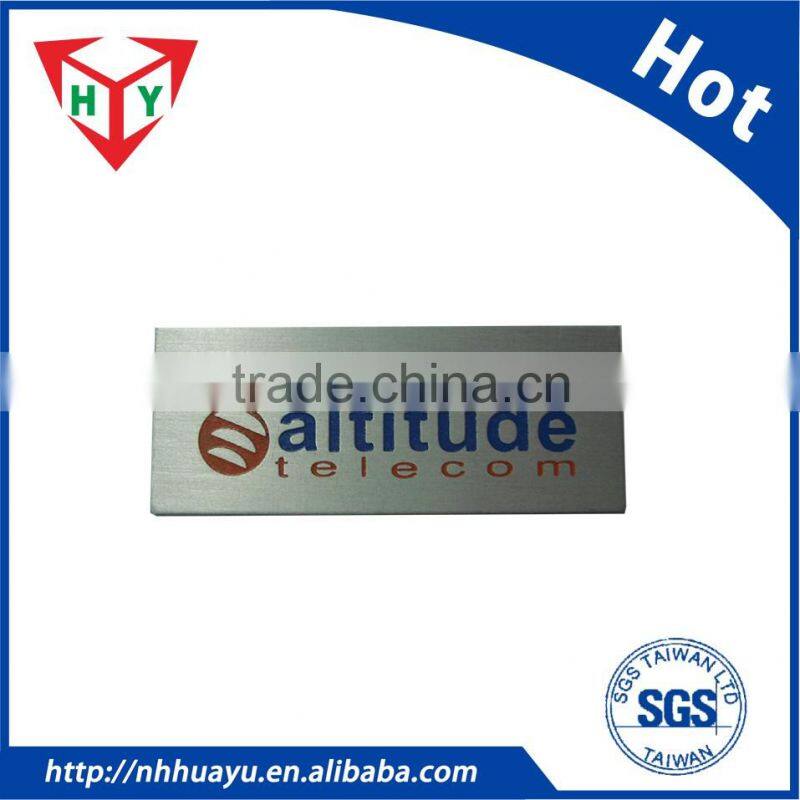 Custom stainless steel trademark