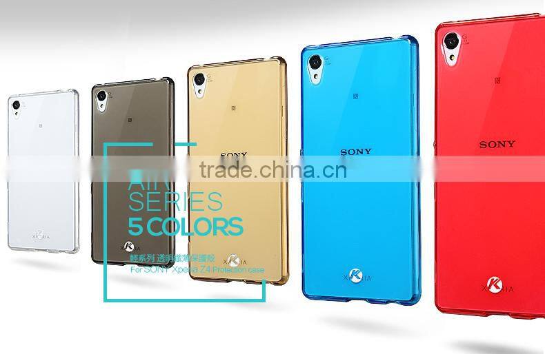 KLD air serie high quality TPU case for Sony xperia Z4