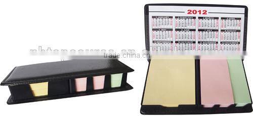 Memo pad with calender sticker