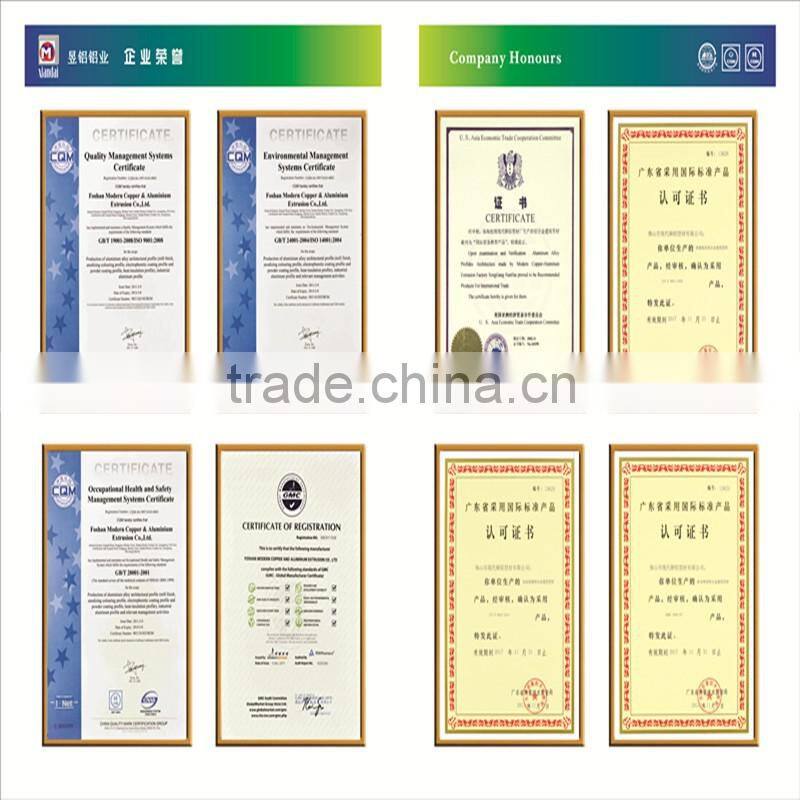 Polished T-slot square shape profile customized size extruded aluminium 6063 t5 extrusion alloy profile