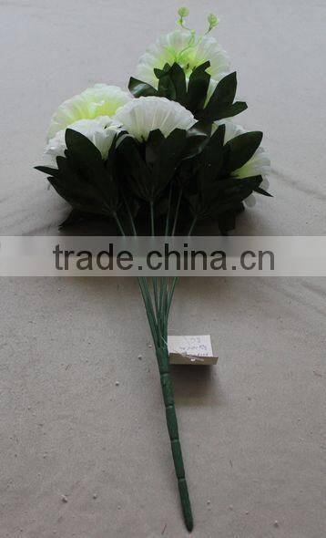 latest style 9 heads artificial flower plastic flower bouquet