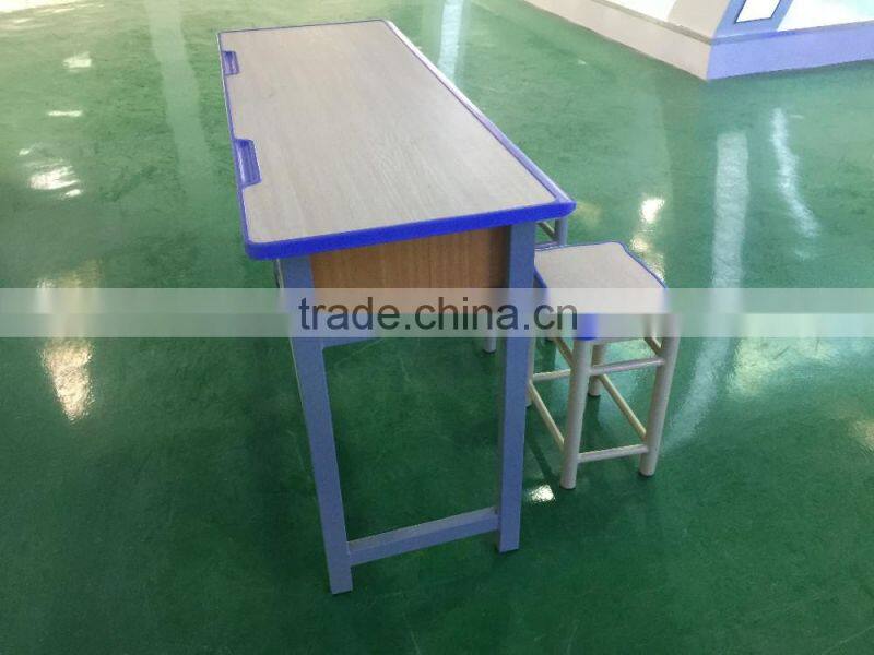 double school desk adjustable school desk and chair modern school furniture HXZY057