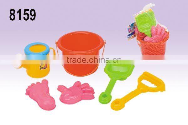 Hot Summer Products Sand Beach Toy Set with Plastic Bucket