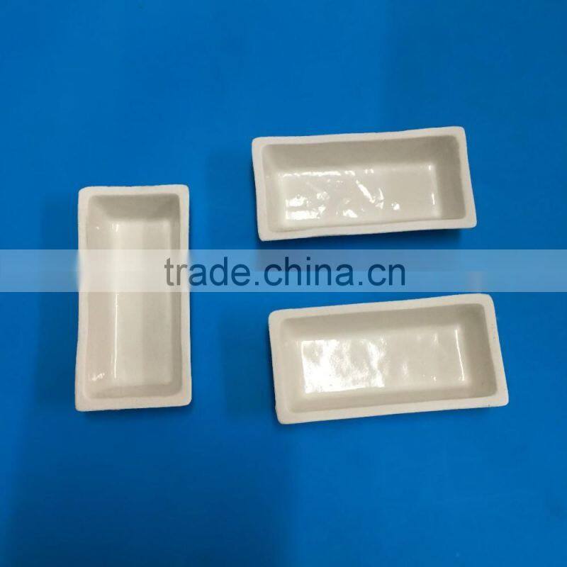 alumina ceramic boat,combustion boat ceramic cupel for sale