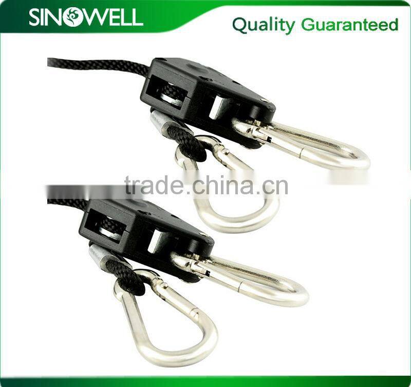 Heavy duty reflector hanger yoyo, rope ratchet yoyo plastic wheel, air cooled reflector ratchet