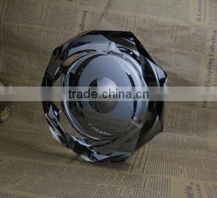 Modern Octagonal Blue antique rectangle Glass Ashtray For Home