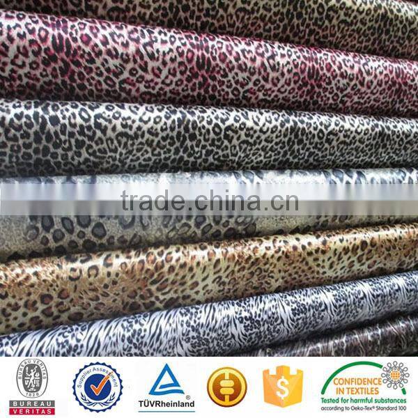 imitation rabbit hair animal print faux fur fabric for garment