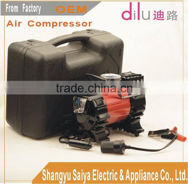 LED light Car air compressor,air pump, type inflator