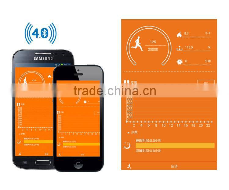 KYTO factory outlet health fitness bluetooth 4 activity tracker smart bracelet