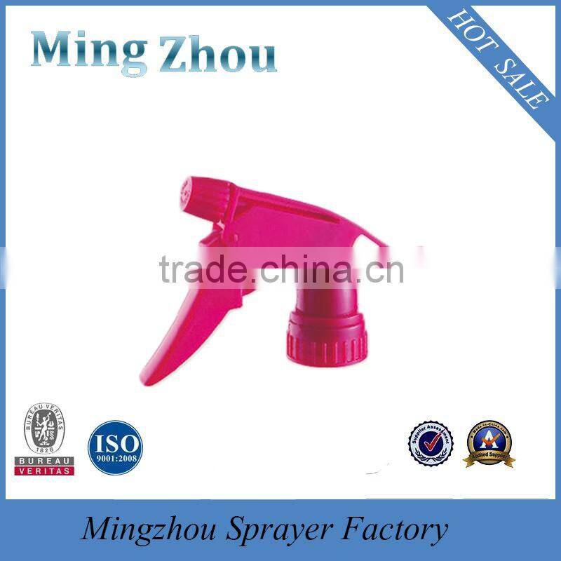 MZ longer and stronger arm design closure plastic cleaning colorful trigger sprayers