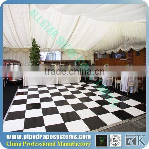 beautiful diy dance floor on grass for stage