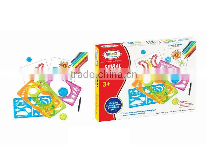 special art Drawing set spirograph toy for kid